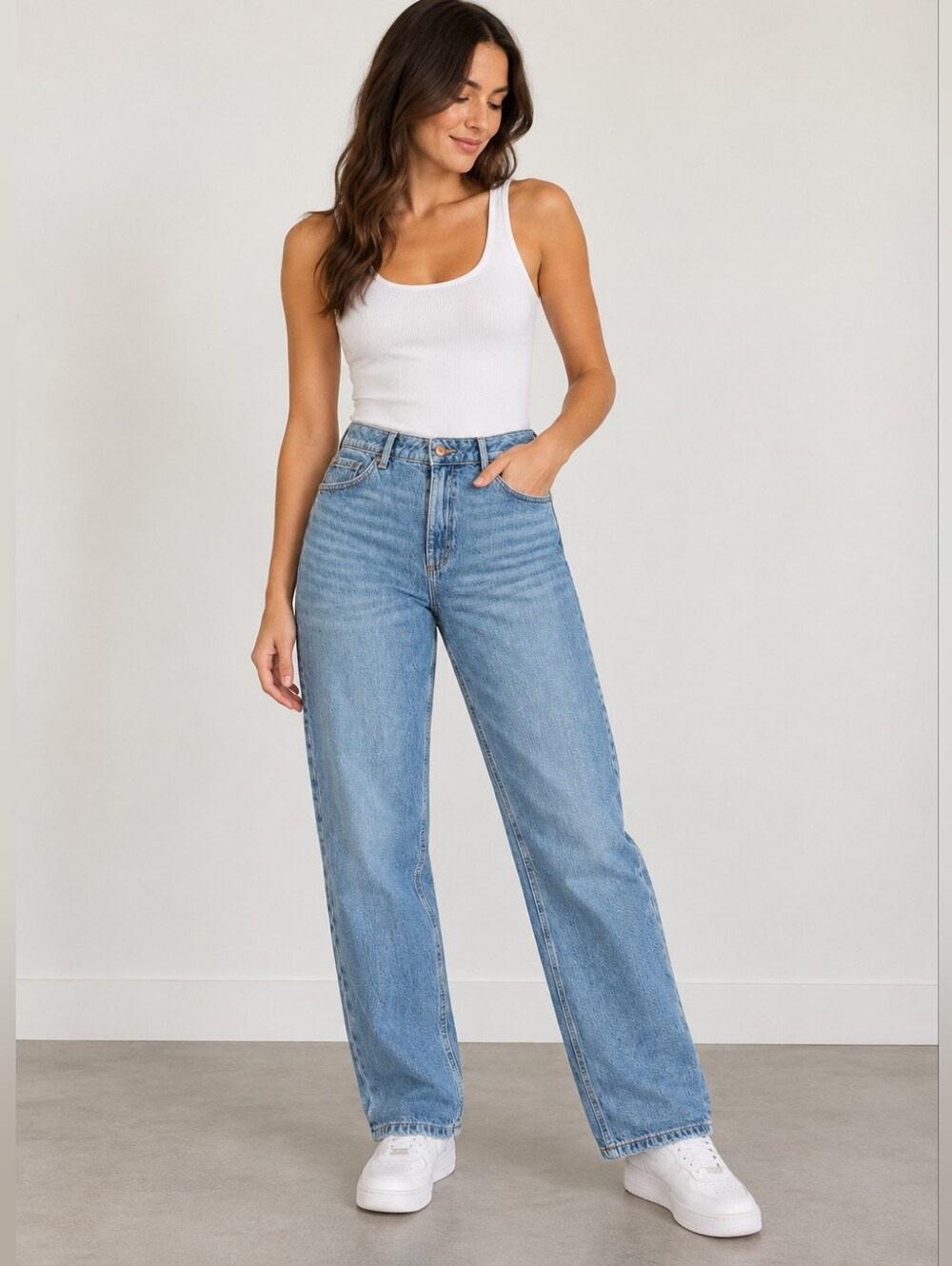 Size 12 Dynamite Light Blue Straight Leg Jeans